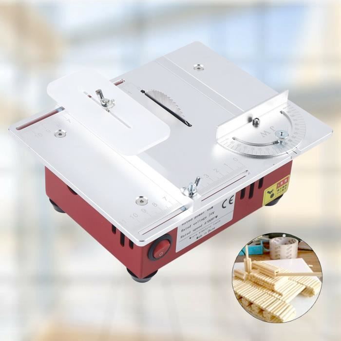 DIY Table Saw, Small Model Cutting Machine, Mini Chainsaw, 96 Watts, 9200 RPM
