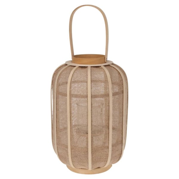 H&S Collection Wiszący lampion rattanowy