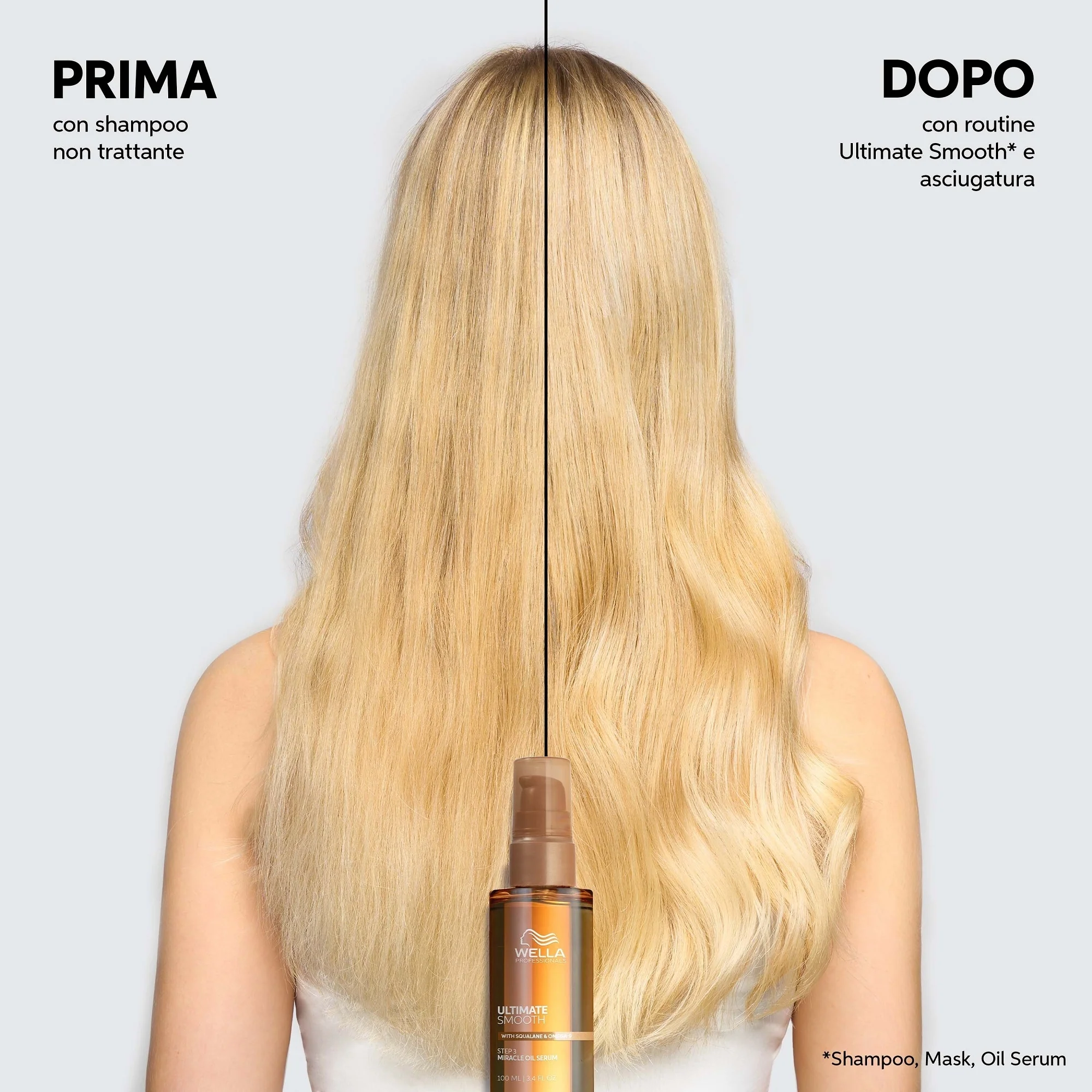 Ultimate Smooth Ultimate Smooth Miracle Oil Serum - Olio Capelli Styling & Finish, Siero Capelli Styling & Finish