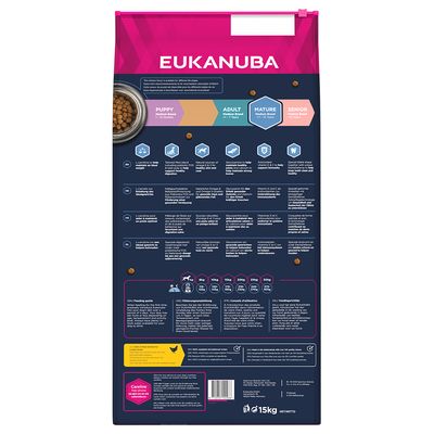Pollo de raza mediana maduro y próspero Eukanuba