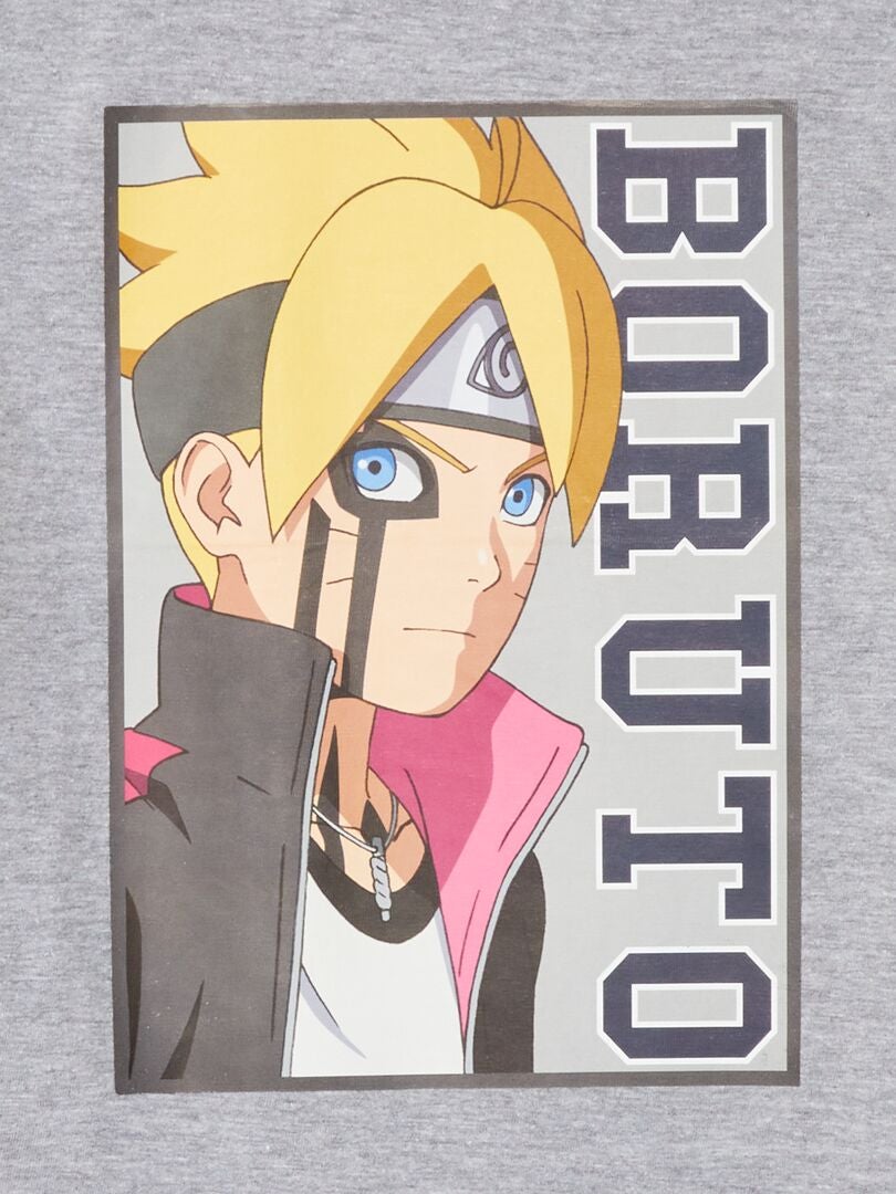 Naruto T-shirt met lange mouwen - GRIJS