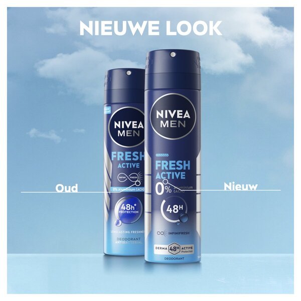 NIVEA Men Fresh Active dezodorans u spreju<br>6 x 150ml