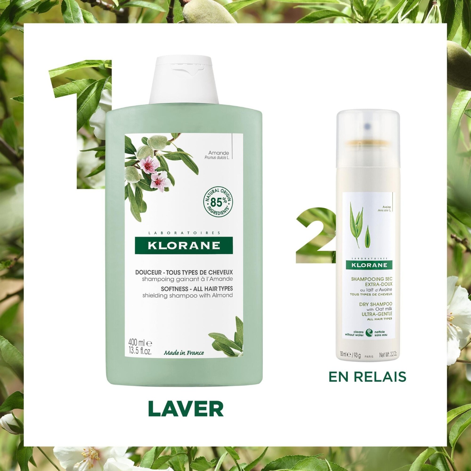 Klorane Shampoing Gainant à l'Amande