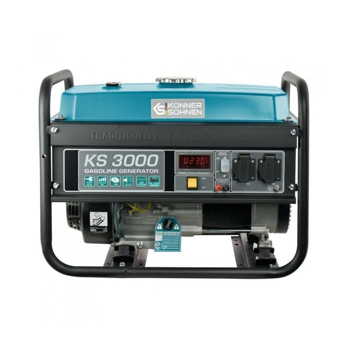 Groupe électrogène - Konner & Sohnen - KS 3000 - 3000W - Moteur monocylindre 7 ch - Démarrage manuel