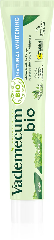 Vademecum BIO Natural Whitening kruidentandpasta met whitening-effect