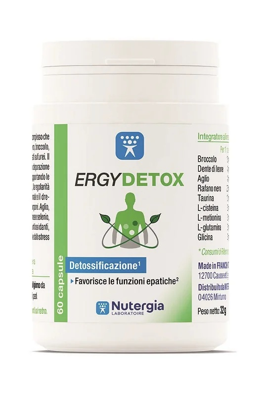 NUTERGIA LABORATORIES Ergydetox 60 capsules