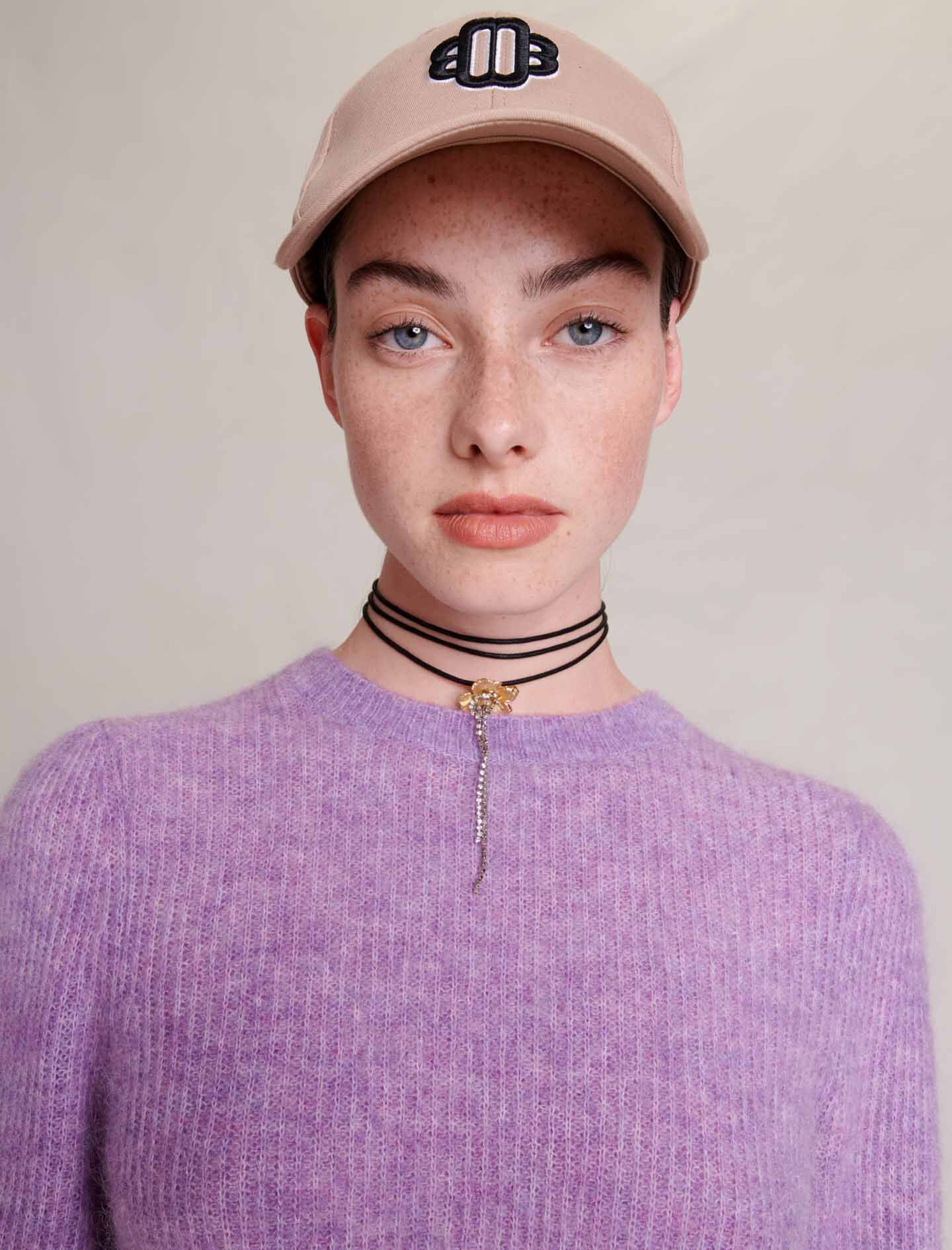 Pulover tricotat - Violet