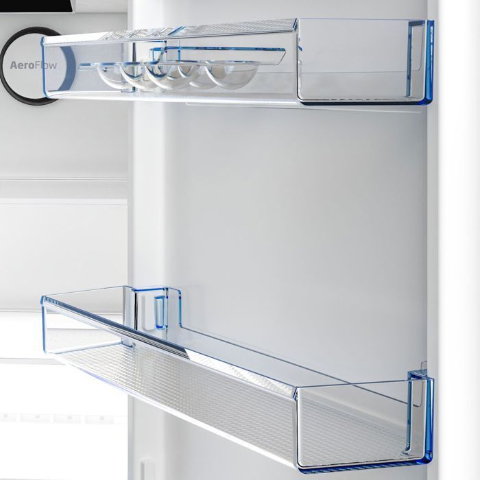 Frigorífico combinado BEKO bPro Serie 500 - B7RCNE367HG - 2 puertas - 316 L - Clase energética B - 59,5 x 66,3 x 186,5 cm - Gris Manhattan