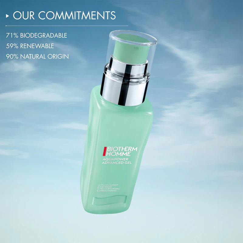 Gel hidratante Biotherm Homme Aquapower Advanced para pele normal e mista.