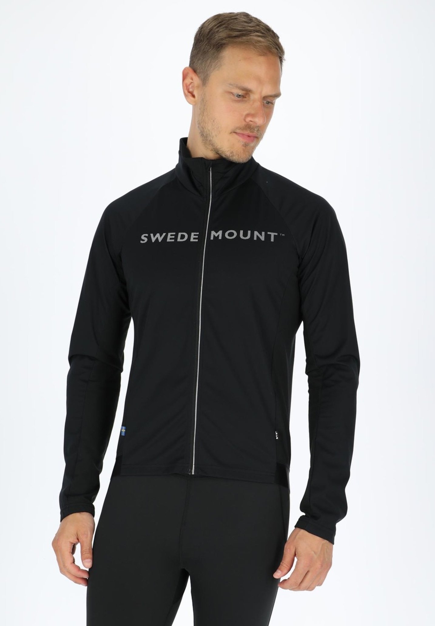 Swedemount GIRO - Trainingsjack - zwart reflecterend