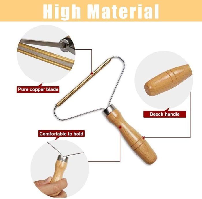 Lint Remover - SPIELSTABIL - Manual - Pure Copper - Ergonomic - Portable