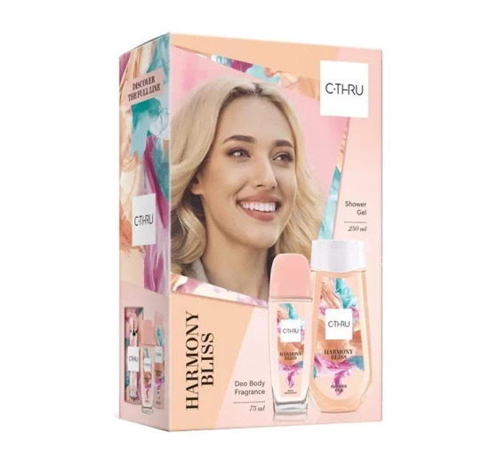 C-Thru Harmony Bliss zapachowy spray z atomizerem 75 ml   żel pod prysznic 250 ml