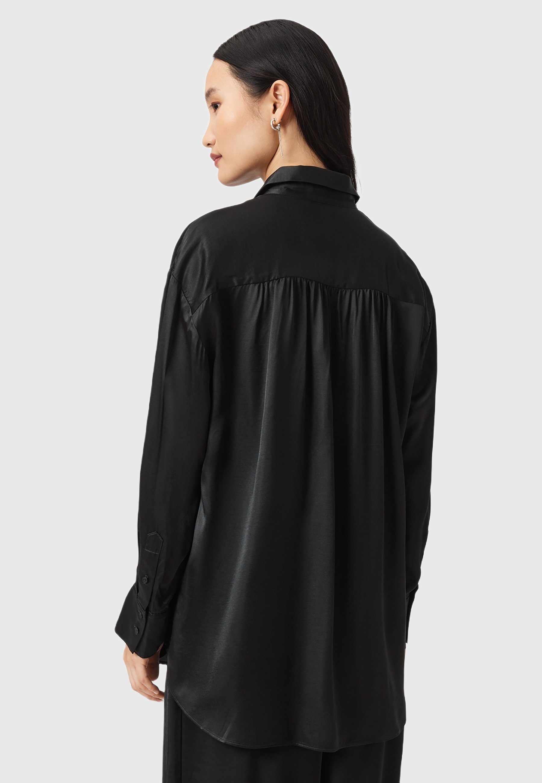 AllSaints BERNIE - Camicetta - petra nera