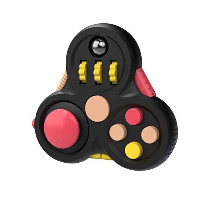 Spinner antiestrés triangular SANYU, negro, giro rápido y estable, ideal para la oficina o la escuela.