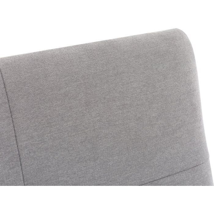 Canapé convertible - 3 places - AGATHE - Tissu Gris Greige - 180 x 74 x 72 cm