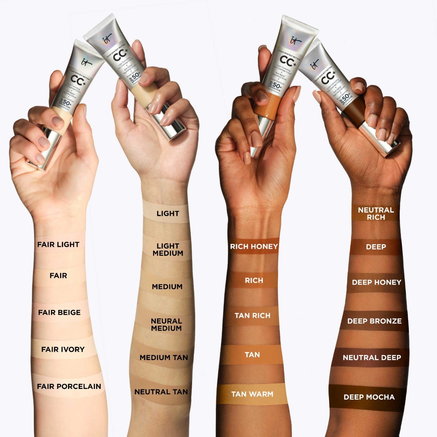 IT Cosmetics CC Crème Correctrice Haute Couvrance SPF 50+