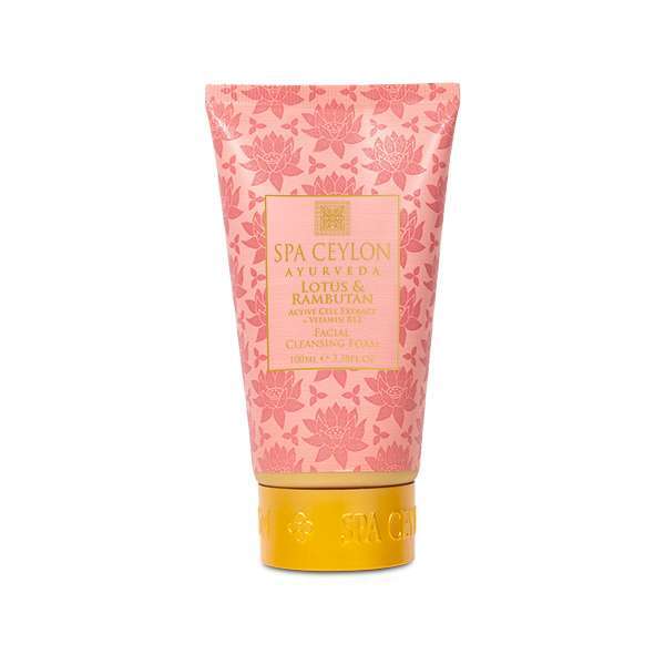SPA CEYLON Lótus e Rambutão - Espuma de Limpeza Facial - 100ml