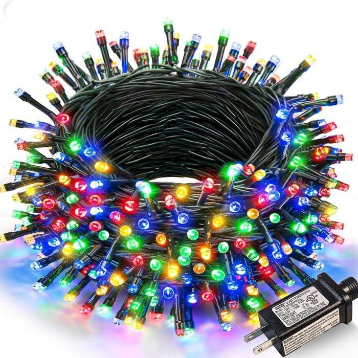 Guirnalda de luces LED navideñas de 30 m, resistente al agua, 8 modos - Decoración interior/exterior para árboles, patios y bodas - SANYU