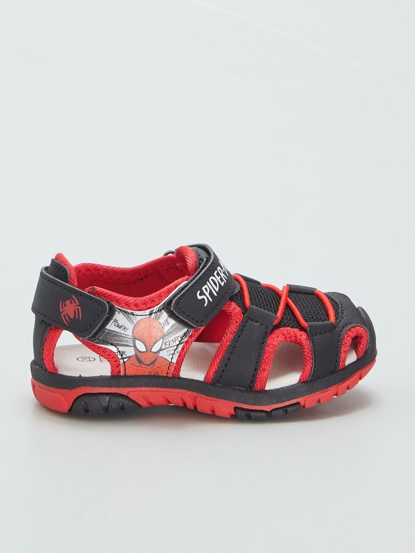 Sandalias de 'Spider-Man' de 'Marvel' - NEGRAS