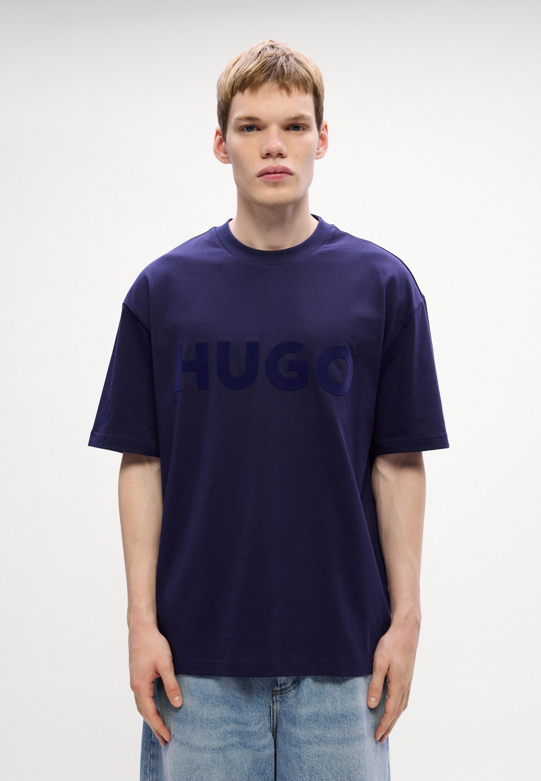 HUGO DINKEE - T-shirt met print - marineblauw