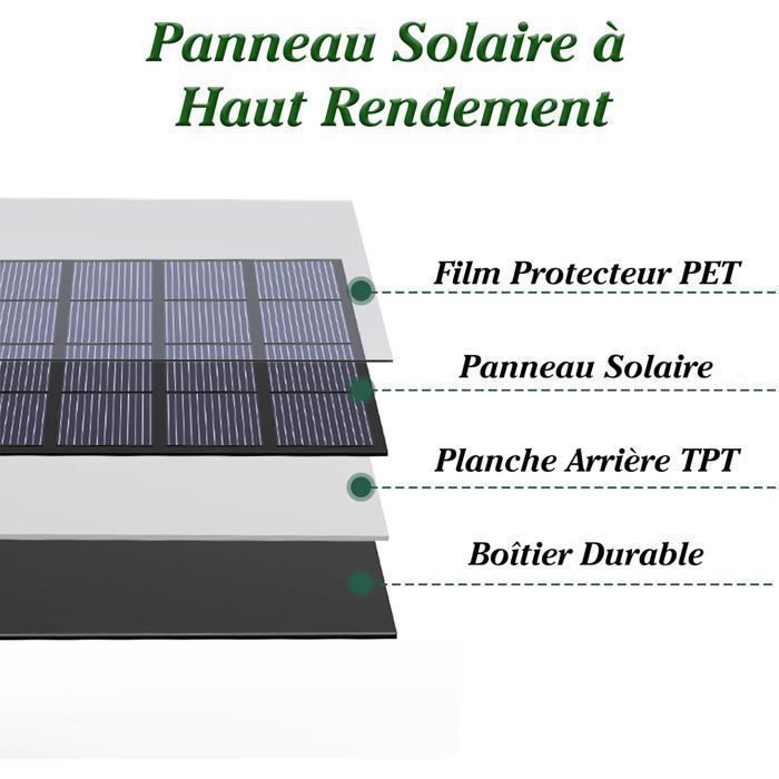 Fuente decorativa AISITIN DIY - Fuente solar de 3,5 W - Uso exterior - Baño para pájaros - Desmontable - Muebles de jardín