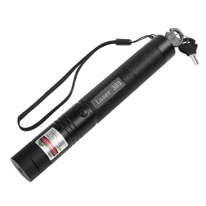 Pointeur Laser - Vert - 303 - 5 mW - 4000 mAH - Rechargeable avec Chargeur