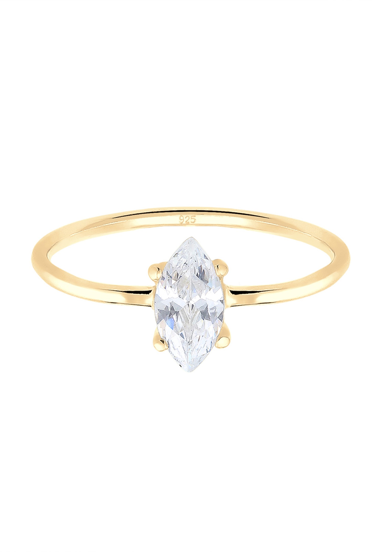 Elli Marquise zircone Minimal 925 Argent