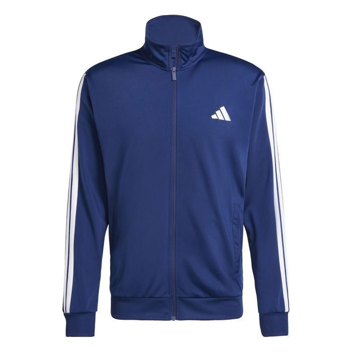 Tuta Adidas Sportswear Basic 3-Strips in maglia blu - JI8859