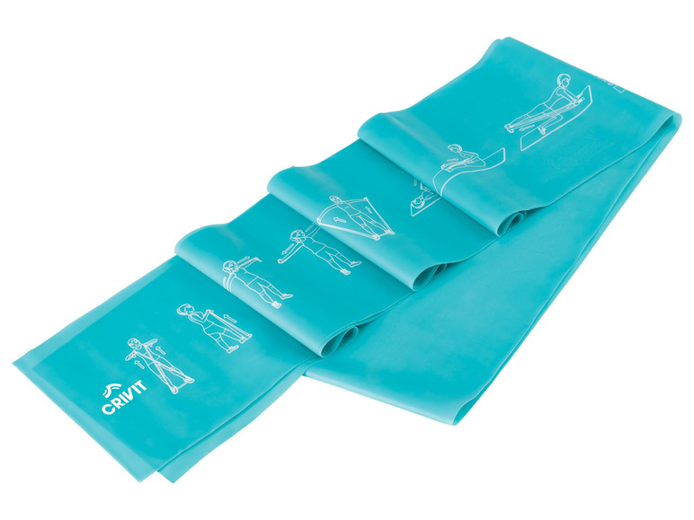 CRIVIT fitneszszalag-készlet, 4 darabos