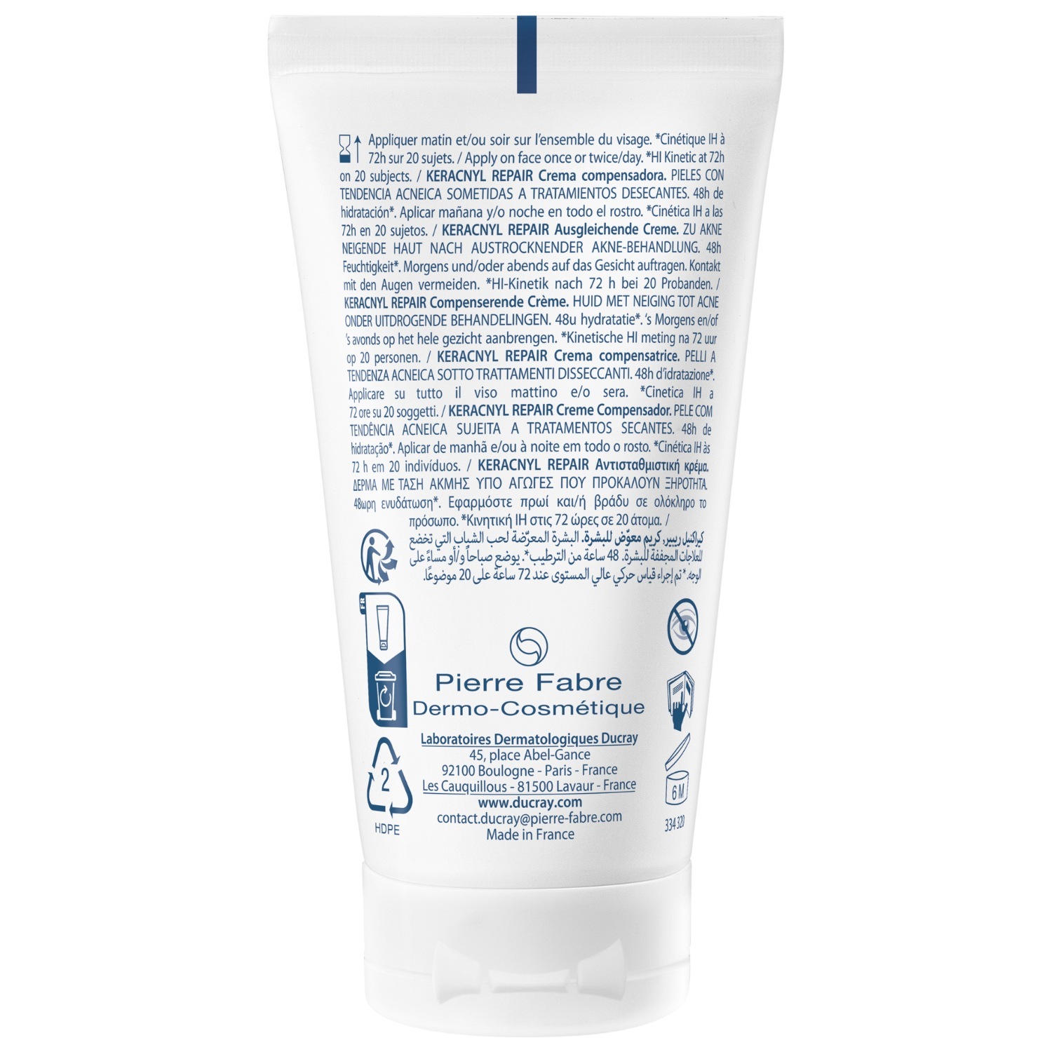 Ducray KeraCnyl Balancing Cream krema za lice - 50 ml