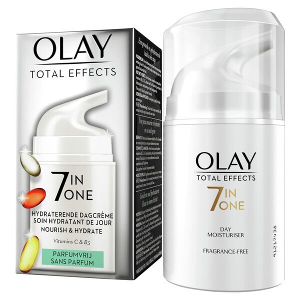 Olay Total Effects 7 v jednom hydratačný denný krém bez vône<br>50 ml - všetky typy pleti