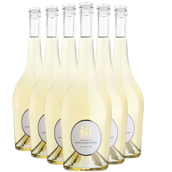 Domaine La Provenquière Pays d'Oc Signature 2024 - Vin Blanc du Languedoc - Roussillon (6x75cl) HVE