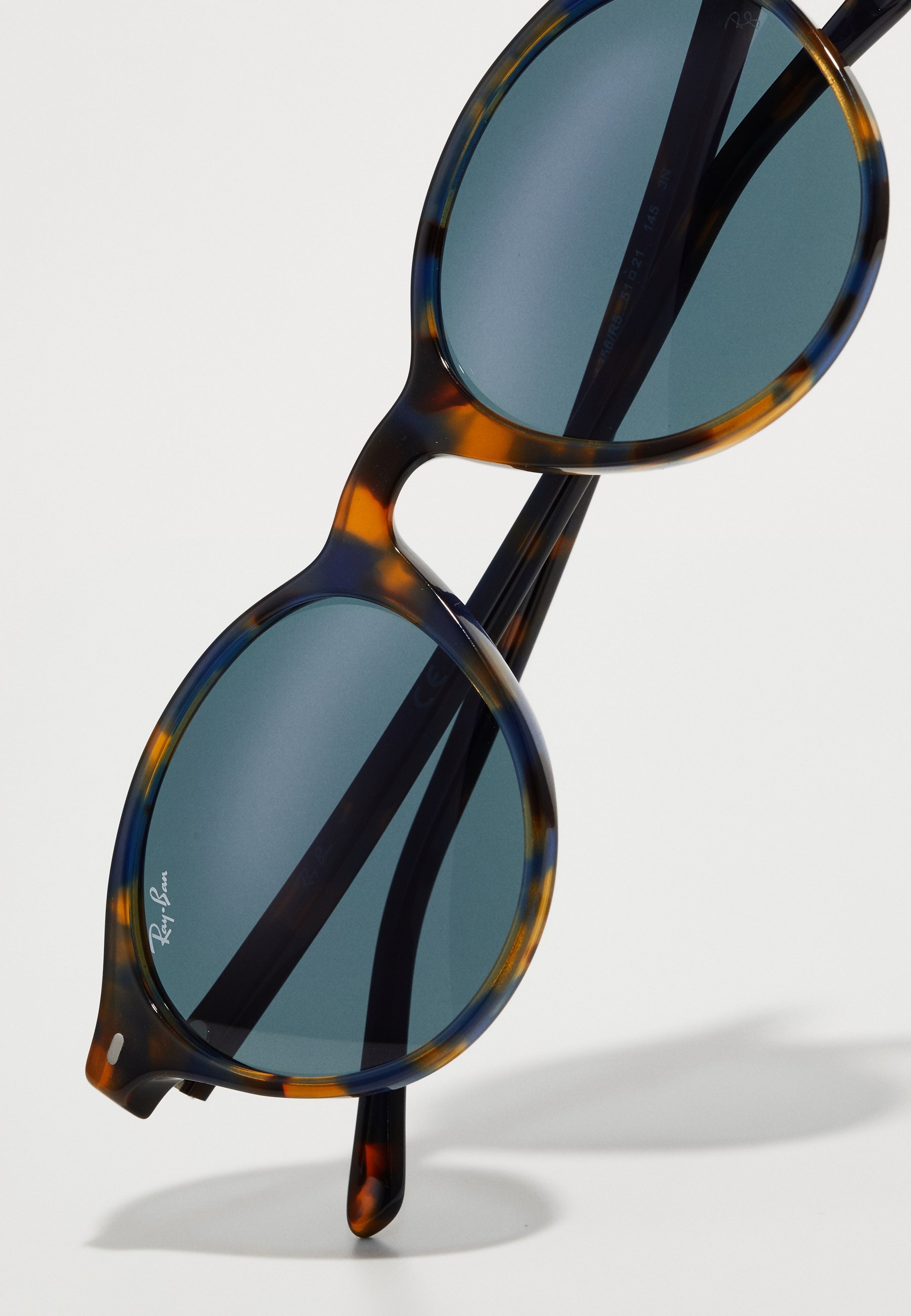 Ray-Ban BERNARD UNISEX - Okulary przeciwsłoneczne - havana yellow/blue