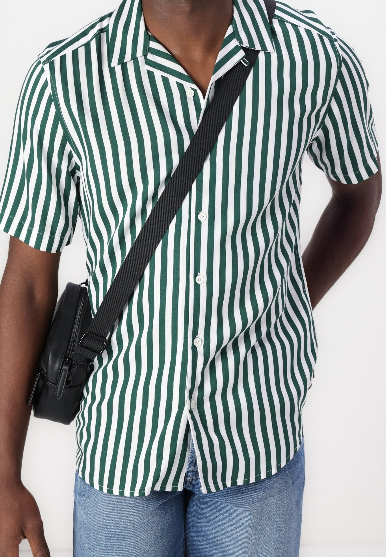 Only & Sons shirt - donkergroen