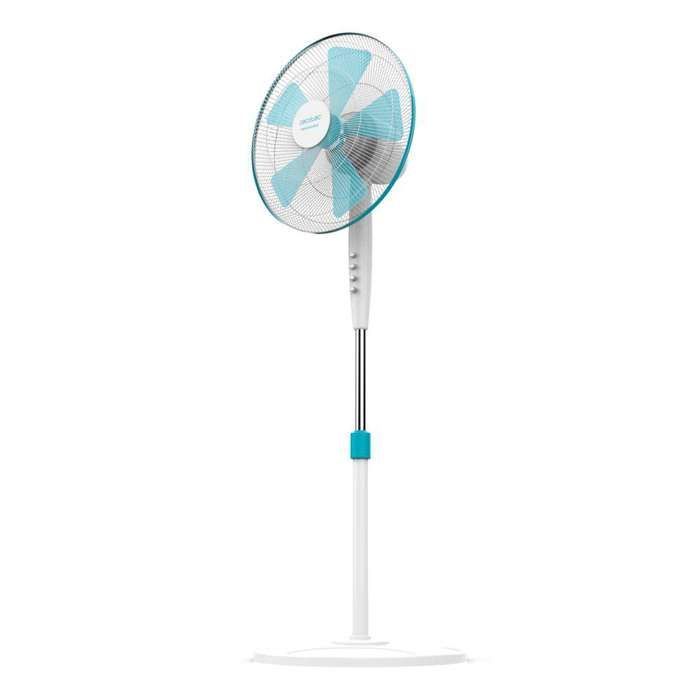 Ventilador de pedestal Cecotec EnergySilence 500, 40 W, 5 aspas, 40 cm de diámetro, oscilante, 3 velocidades.