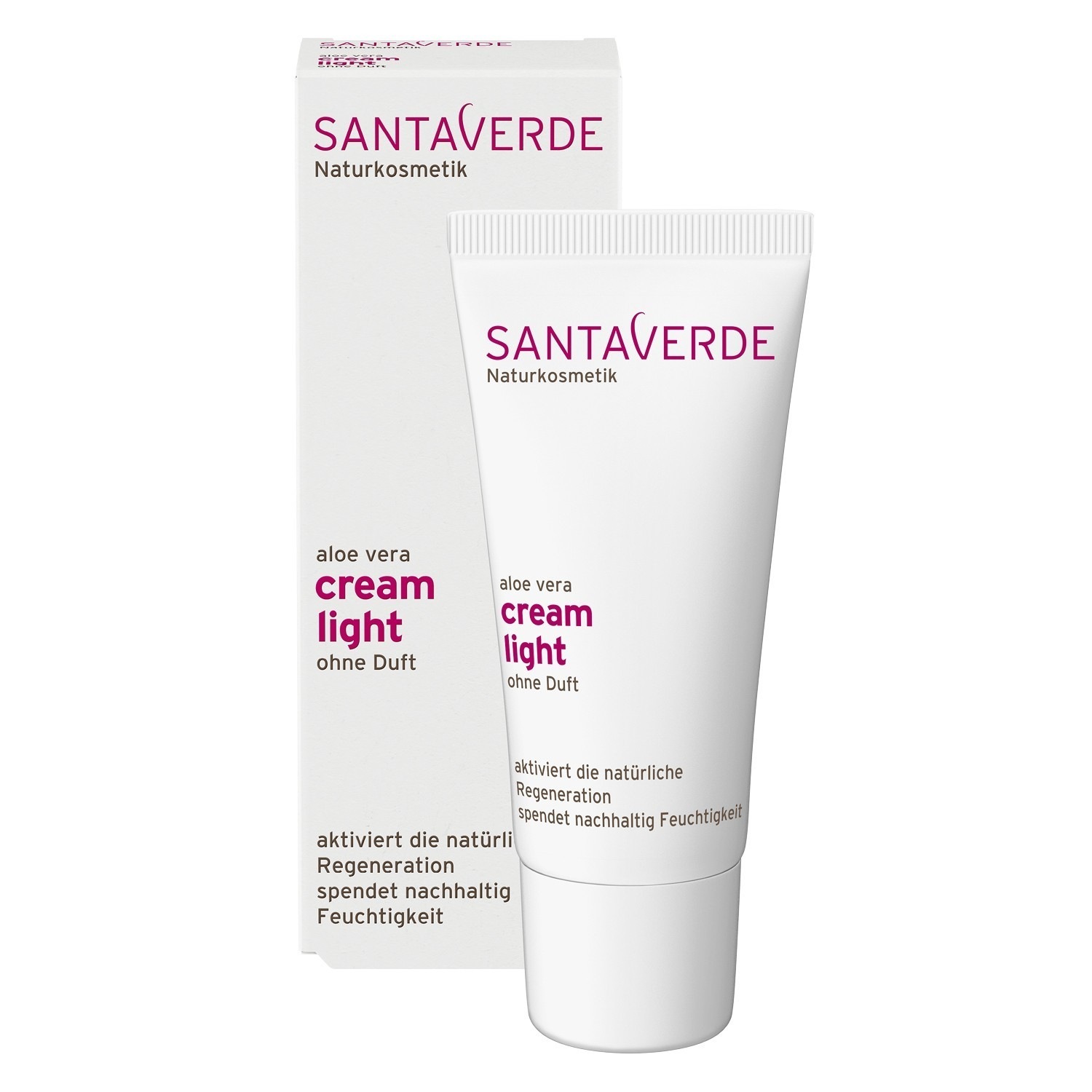 Santaverde krema za lice s aloe verom lagana krema – bez mirisa – 30 ml
