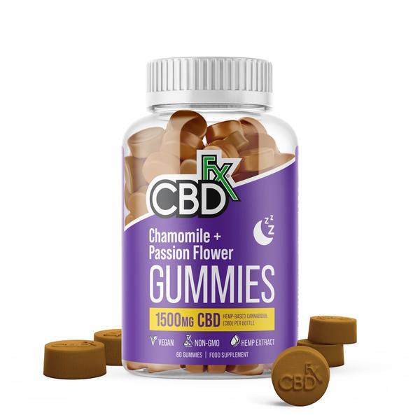 CBDfx Kamille & Passiebloem Slaapgummies X60 1500mg | Gezondheid | Superdrug
