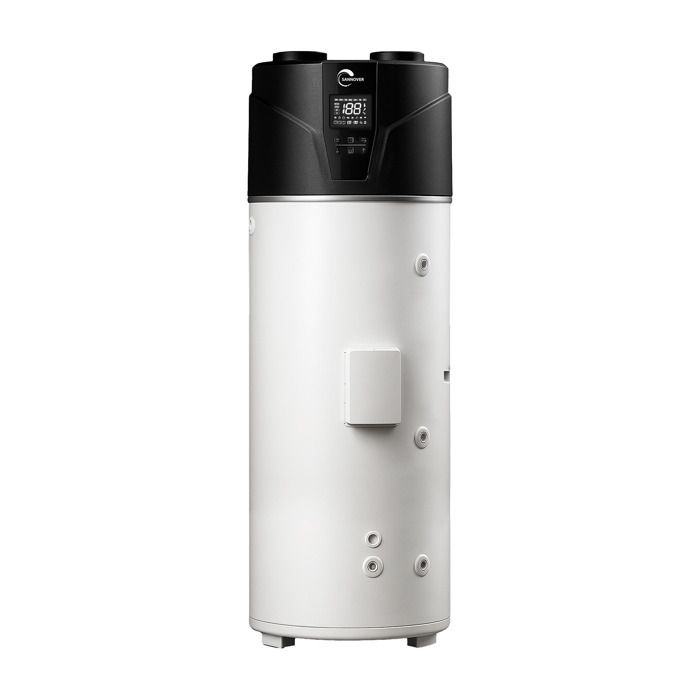 Calentador de agua termodinámico monobloque de pie Sannover Stelios de 200 L (aire ambiente/aire exterior)