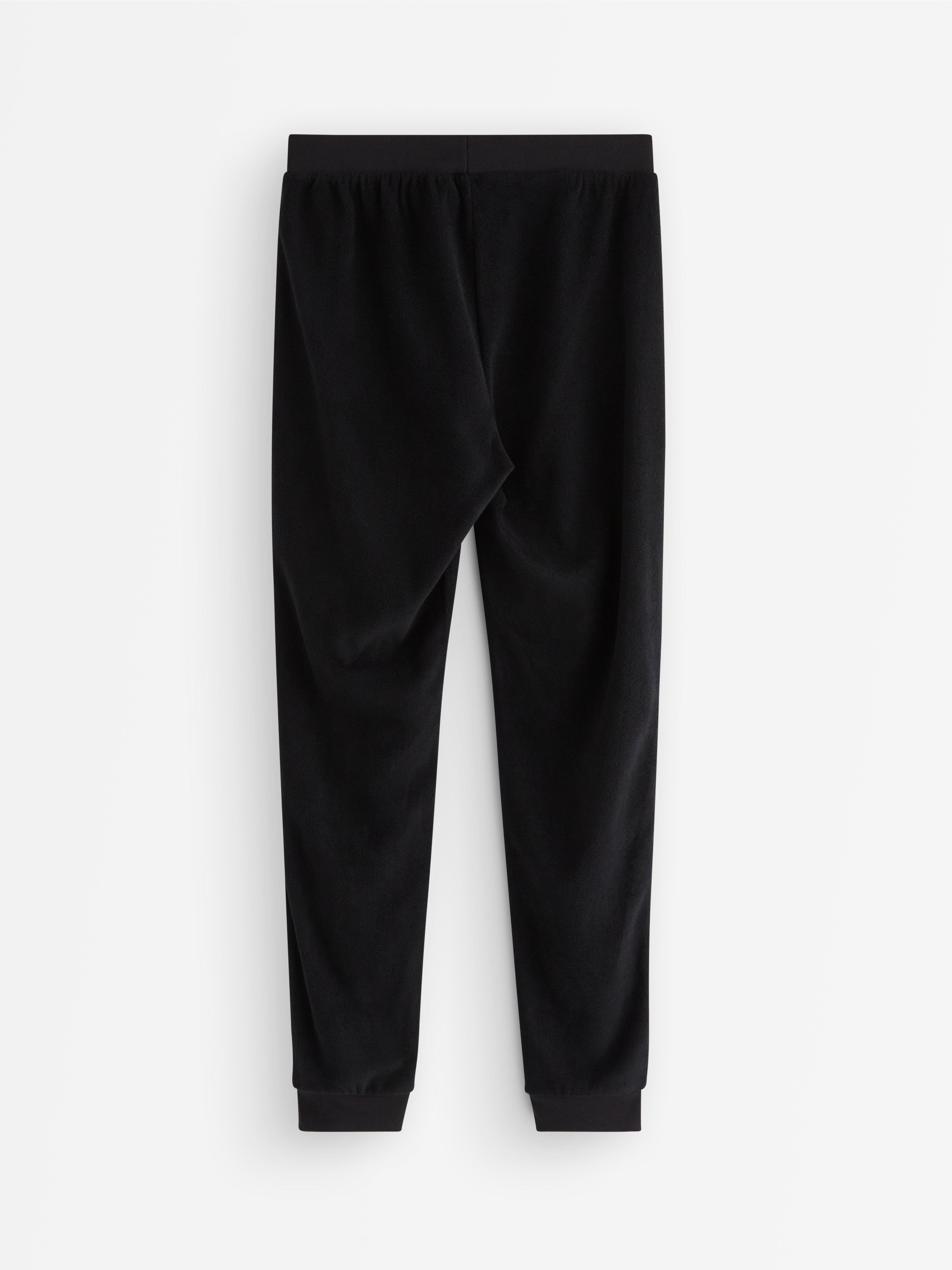 Mjukisbyxor a microfleece Black