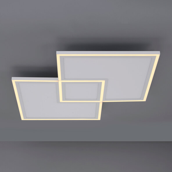 Φωτιστικό οροφής LED με περίγραμμα, 67,7 x 67,7 εκ.