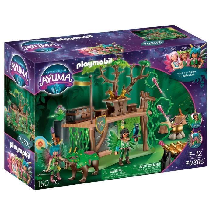 PLAYMOBIL - 70805 - AYUMA - Camp d'entraînement des fées avec 2 figurines et animaux