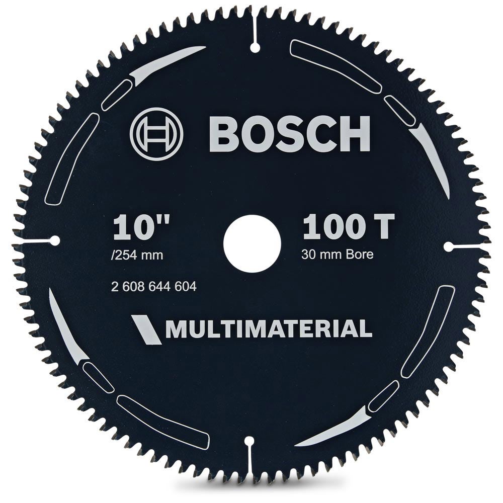 Disc de tăiere BOSCH TCT 254 mm 100T pentru tăiere multifuncțională – MULTIMATERIAL 2608644604