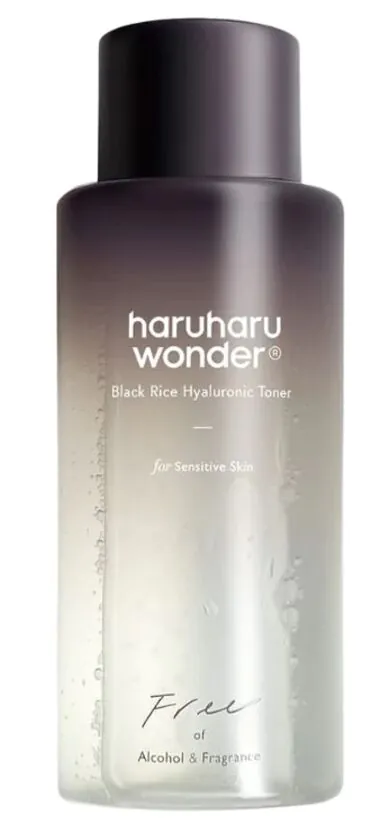 Haruharu Wonder black rice hyaluronic toner free of alcohol fragrance