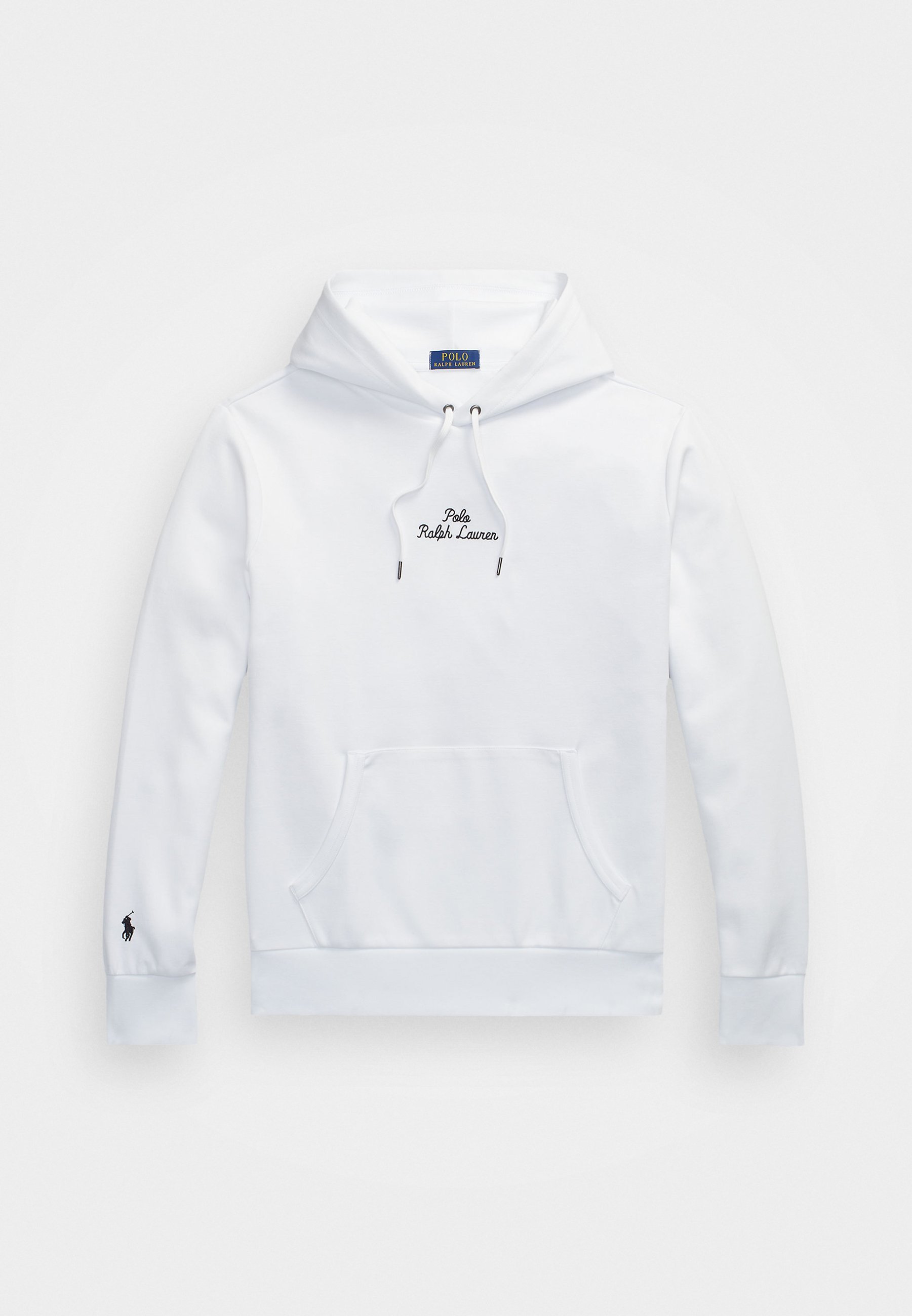 Polo Ralph Lauren LOGO DUBBELGEBREIDE HOODIE - Hoodie - wit