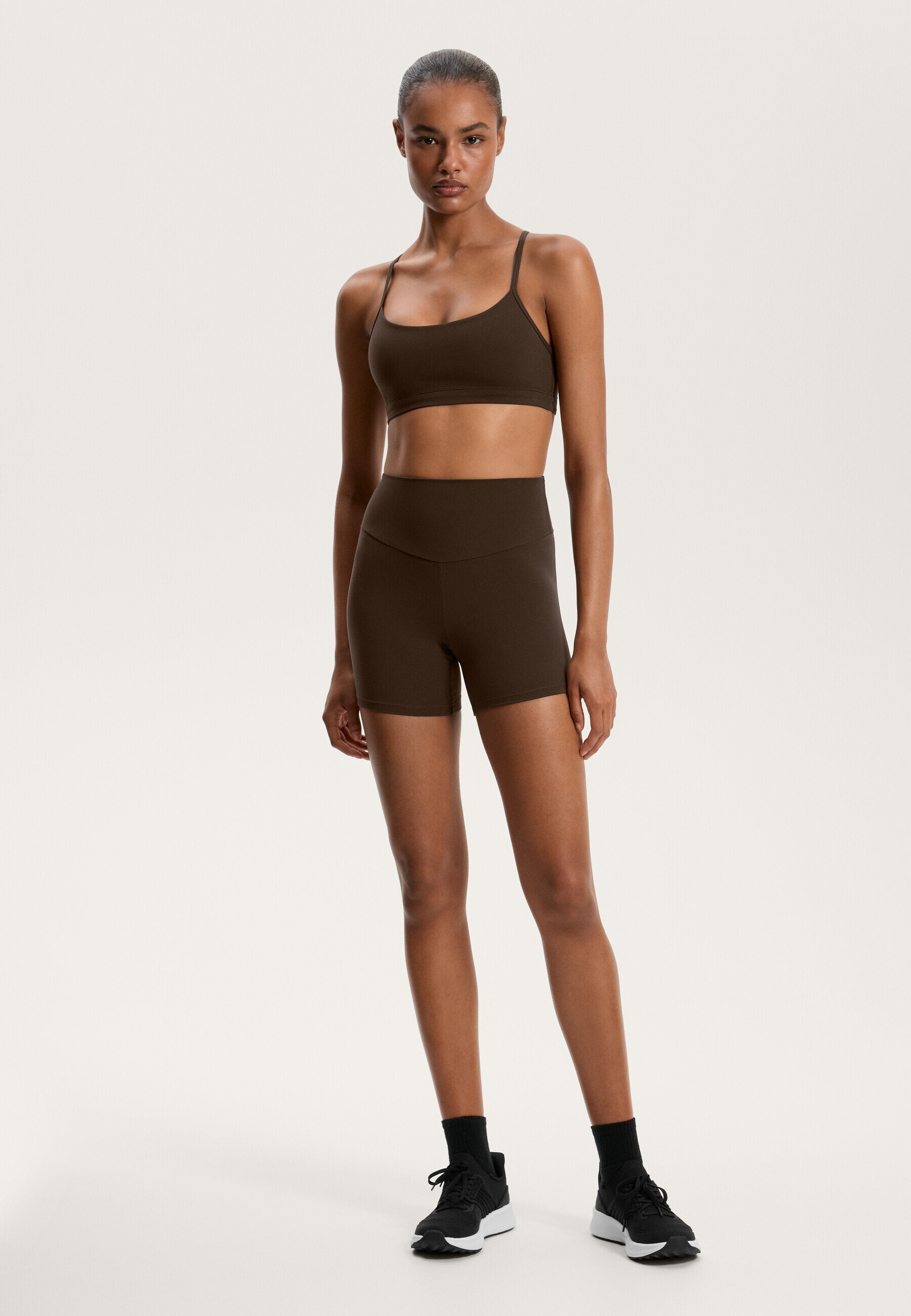 OYSHO COMFORTLUX HIGH-RISE HOT - Leggings - bruin