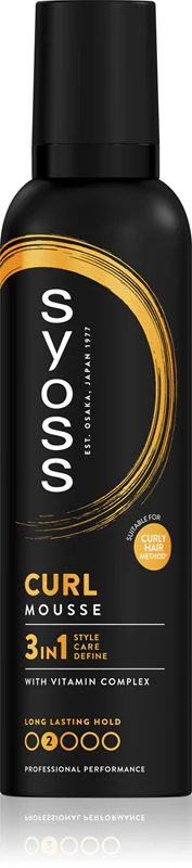 Vlasová pěna Syoss Curl Mousse pro přirozené držení vlasů