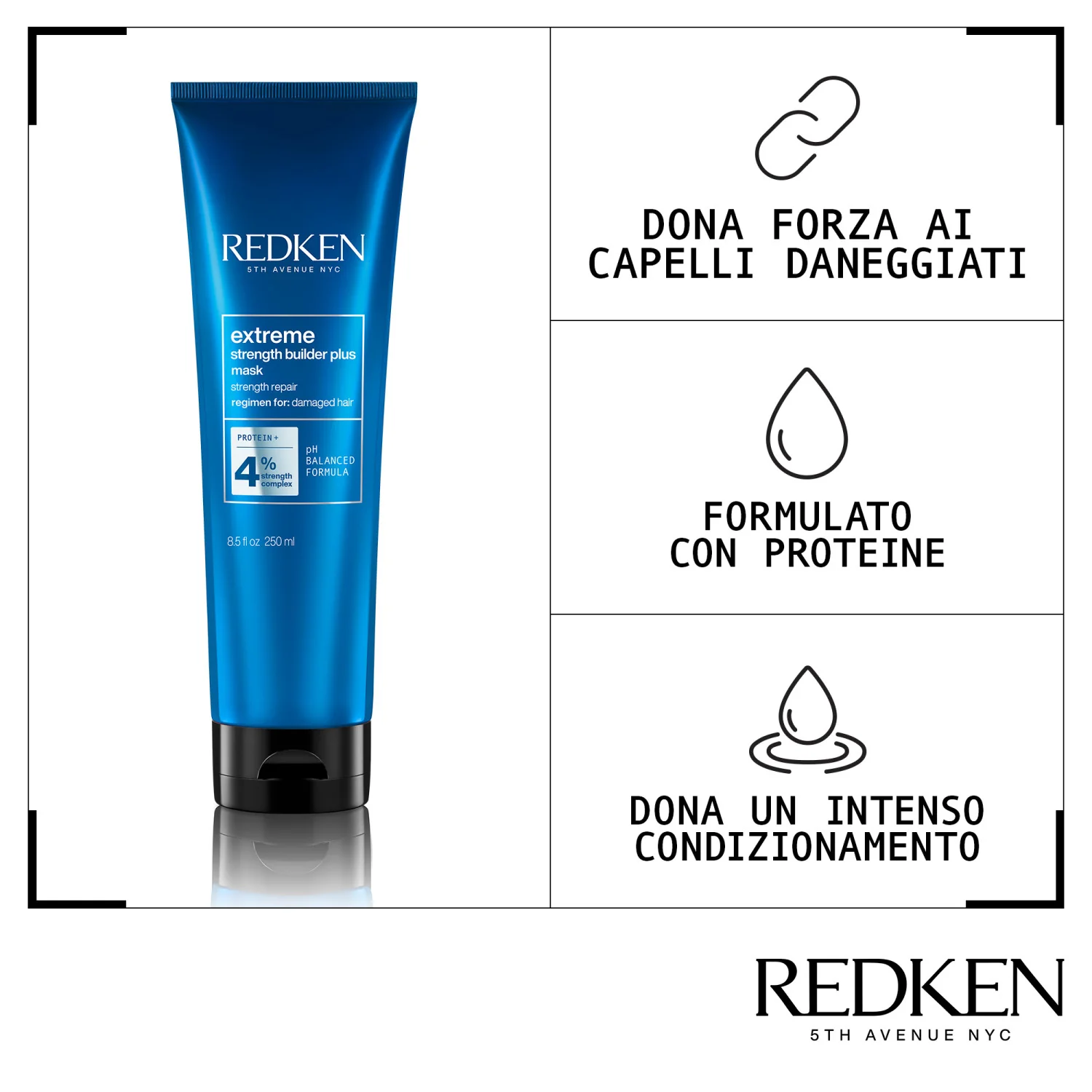 Extreme Strength Builder Plus Mask - Maschera Riparatrice Capelli