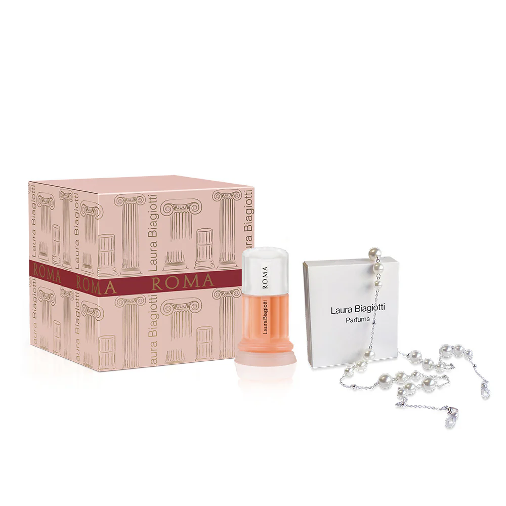 Roma Donna COFANETTO Roma Stylised Donna – Eau de Toilette + Catenella per Occhiali - Cofanetto Profumo Donna, Eau de Toilette