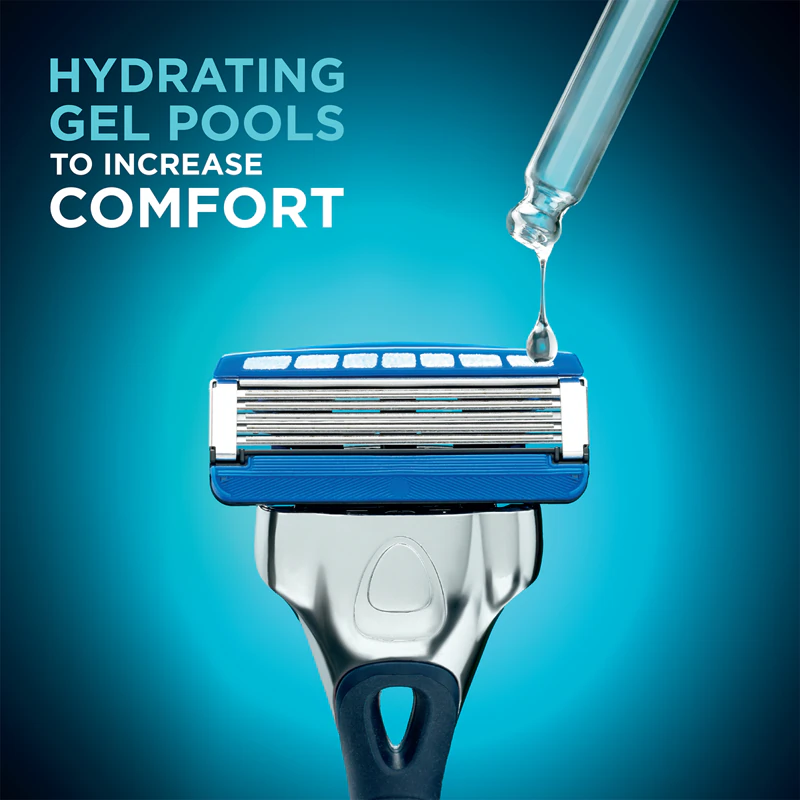 Lâminas de reposição regulares para proteção da pele Wilkinson Sword Hydro5