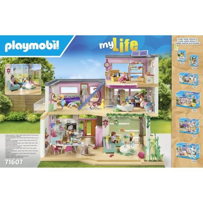 PLAYMOBIL 71607 Maison d'architecte, My Life, 326 pièces, Dès 4 ans